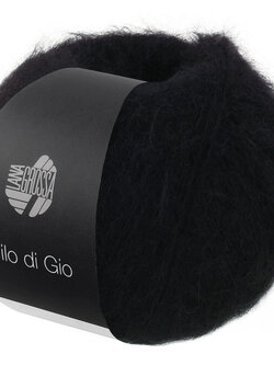 Lana Grossa Filo Di Gio -08 zwart