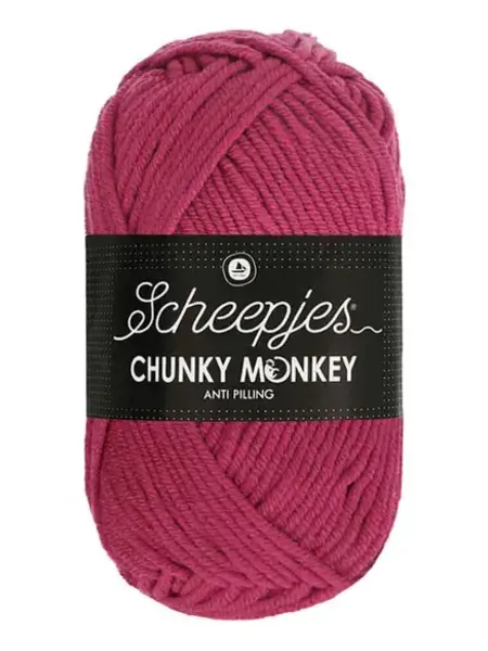 Scheepjes Chunky Monkey - Scheepjes -1827 Deep Fuchsia