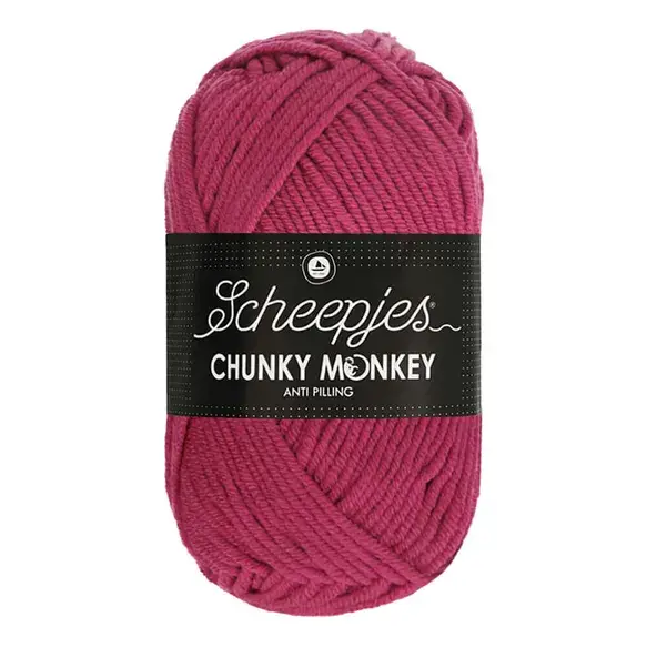 Scheepjes Chunky Monkey - Scheepjes -1827 Deep Fuchsia