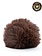 Phildar Pompon met drukknop chocolat