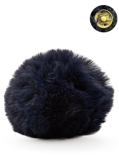 Phildar Pompon met drukknop marine