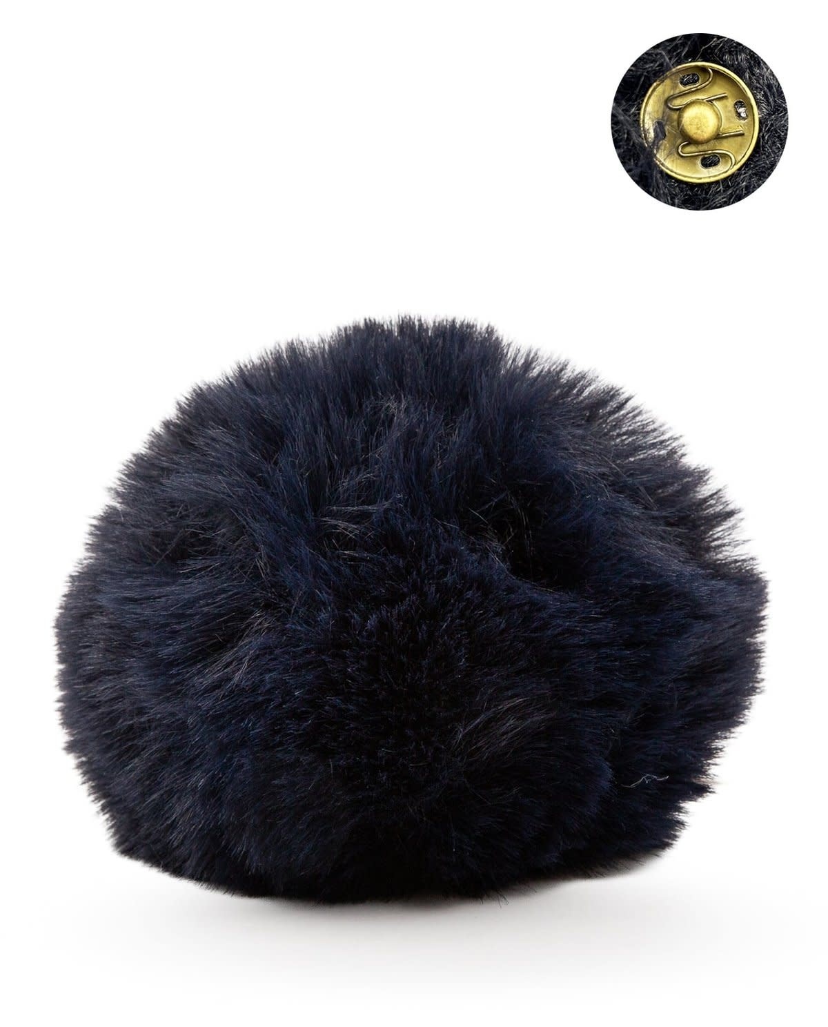 Phildar Pompon met drukknop marine