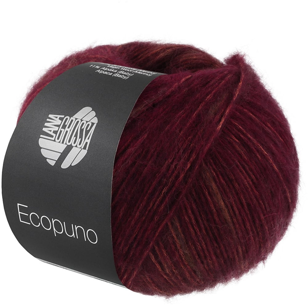 Lana Grossa Ecopuno Sfumato -703 roest/donkerrood