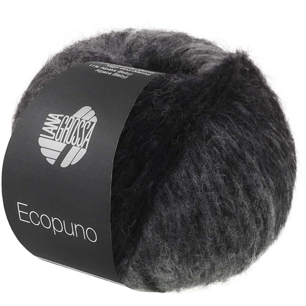 Lana Grossa Ecopuno Sfumato -704 zwart/grijs