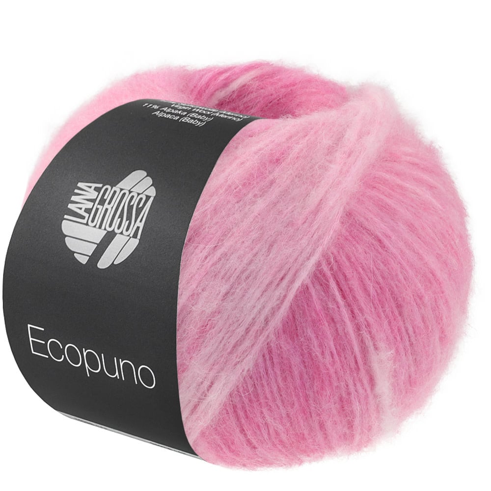 Lana Grossa Ecopuno Sfumato -707 roze/roze