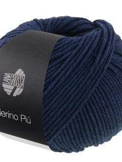 Lana Grossa Merino Piú -09 nachtblauw