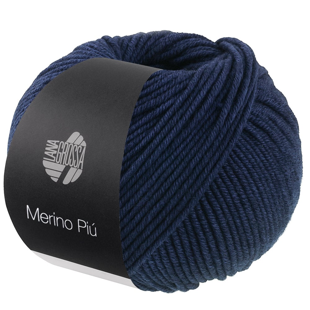 Lana Grossa Merino Piú -09 nachtblauw