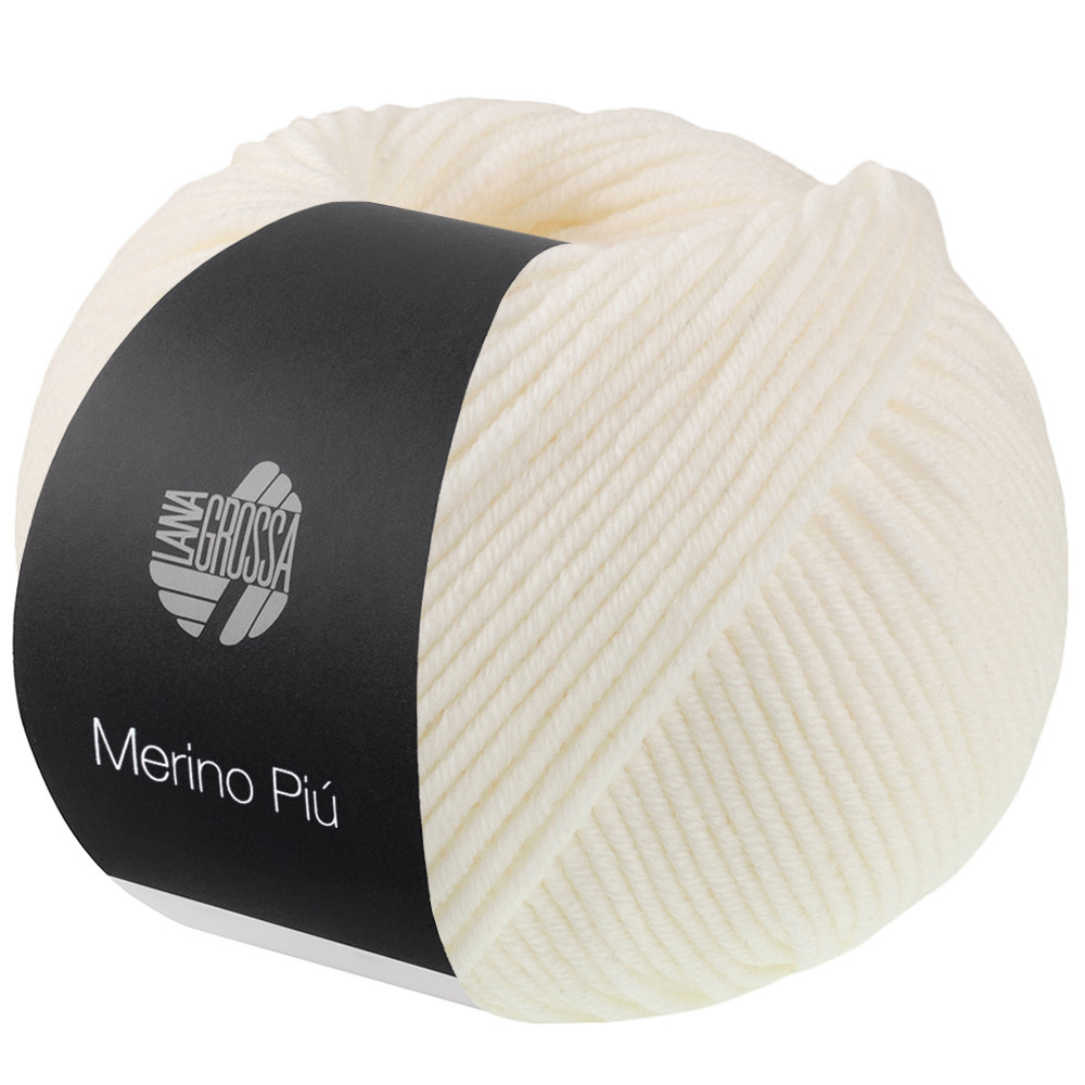 Lana Grossa Merino Piú -24 wit
