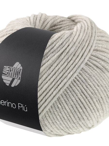 Lana Grossa Merino Piú -25 lichtgrijs
