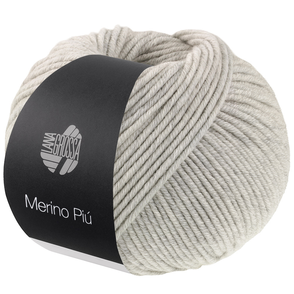 Lana Grossa Merino Piú -25 lichtgrijs