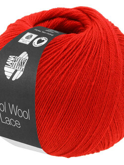 Lana Grossa Cool Wool Lace -68 lichtrood