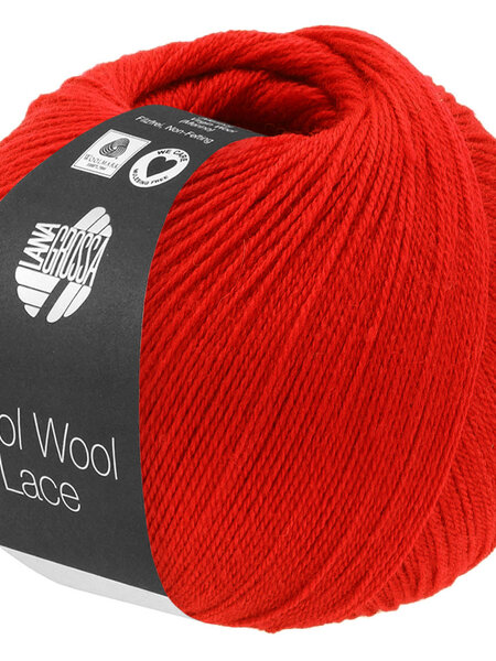 Lana Grossa Cool Wool Lace -68 lichtrood