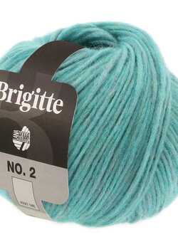 Lana Grossa Brigitte no2 -27 licht zeegroen