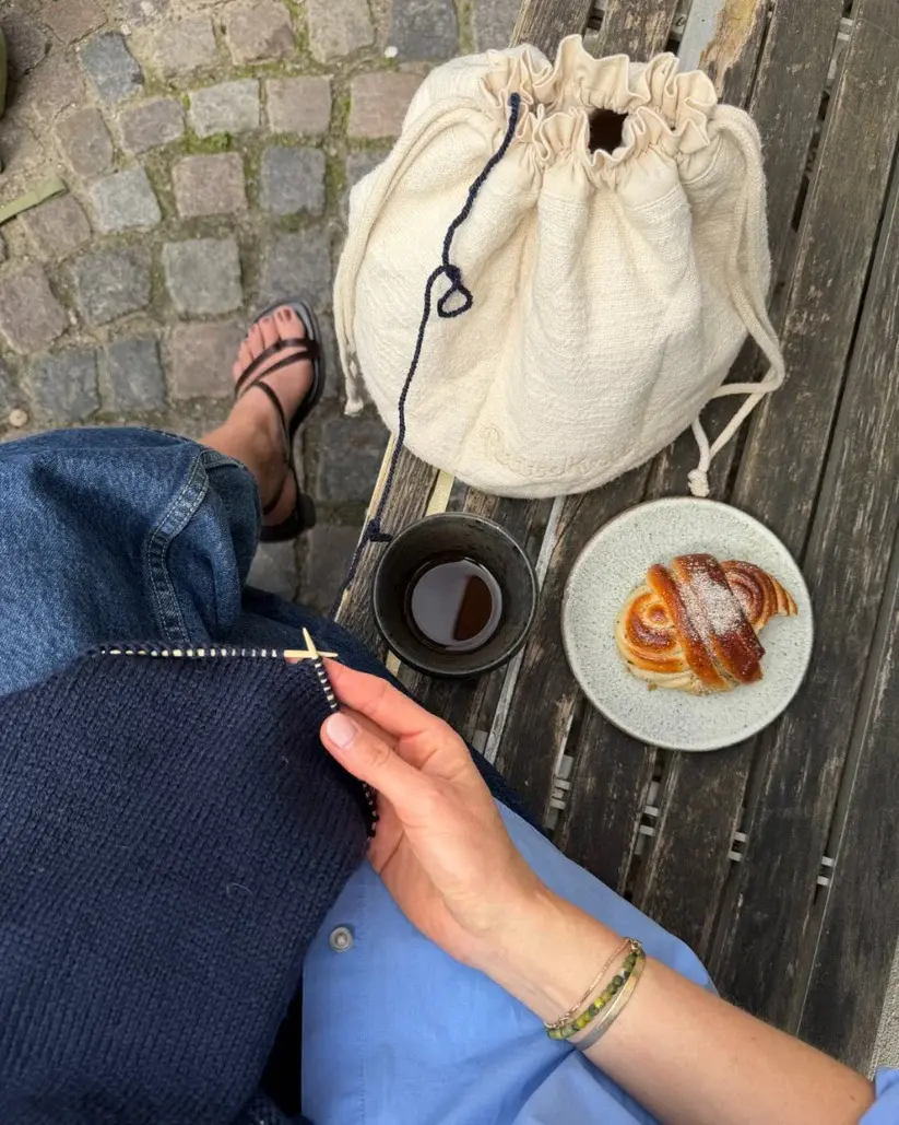 PetiteKnit Knitter's Project Bag - Cloud -PetiteKnit