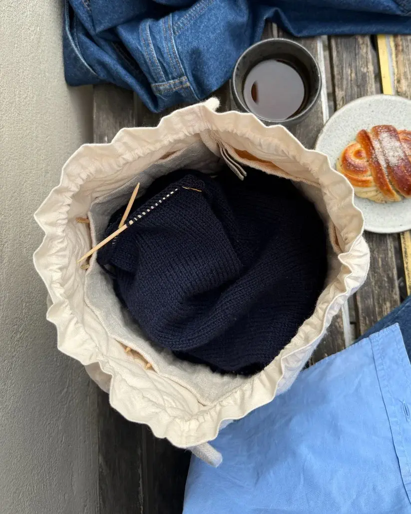 PetiteKnit Knitter's Project Bag - Cloud -PetiteKnit