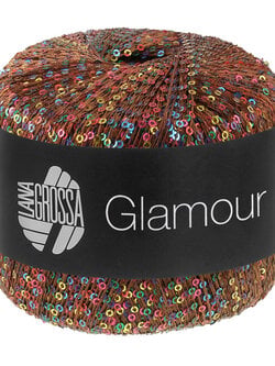 Lana Grossa Glamour -103 roodbruin