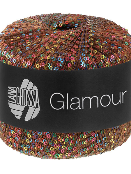 Lana Grossa Glamour -103 roodbruin