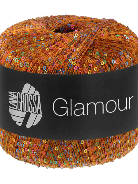 Lana Grossa Glamour -104 oranjebruin
