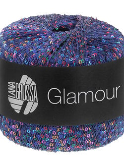 Lana Grossa Glamour -109 donkerblauw