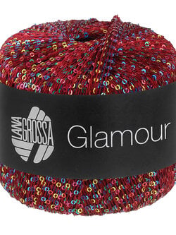 Lana Grossa Glamour -111 donkerrood