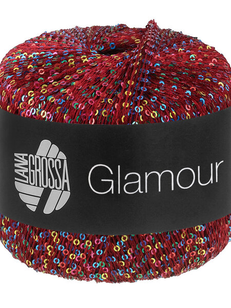 Lana Grossa Glamour -111 donkerrood