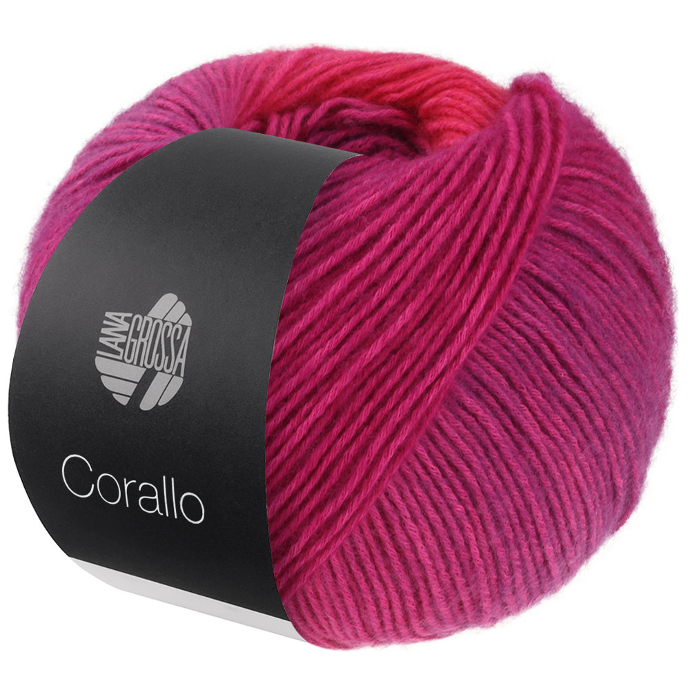 Lana Grossa Corallo -04 Roodviolet/Fuchsia/Roze