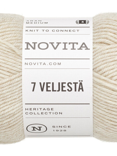 Novita 7 Veljestä 100g -061 linen