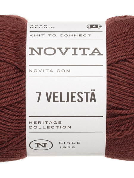 Novita 7 Veljestä 100g -651 roest