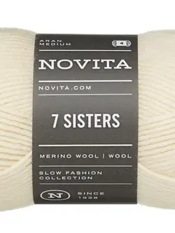 Novita 7 Sisters 100g -010 off white