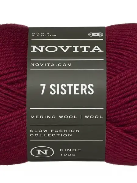 Novita 7 Sisters 100g -570 cherry