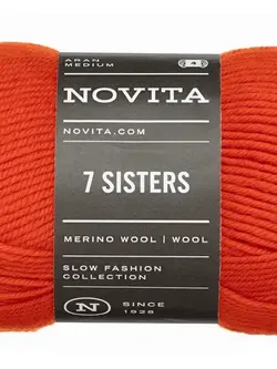 Novita 7 Sisters 100g -5501 poppy