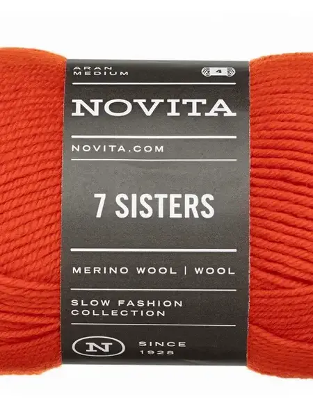 Novita 7 Sisters 100g -5501 poppy