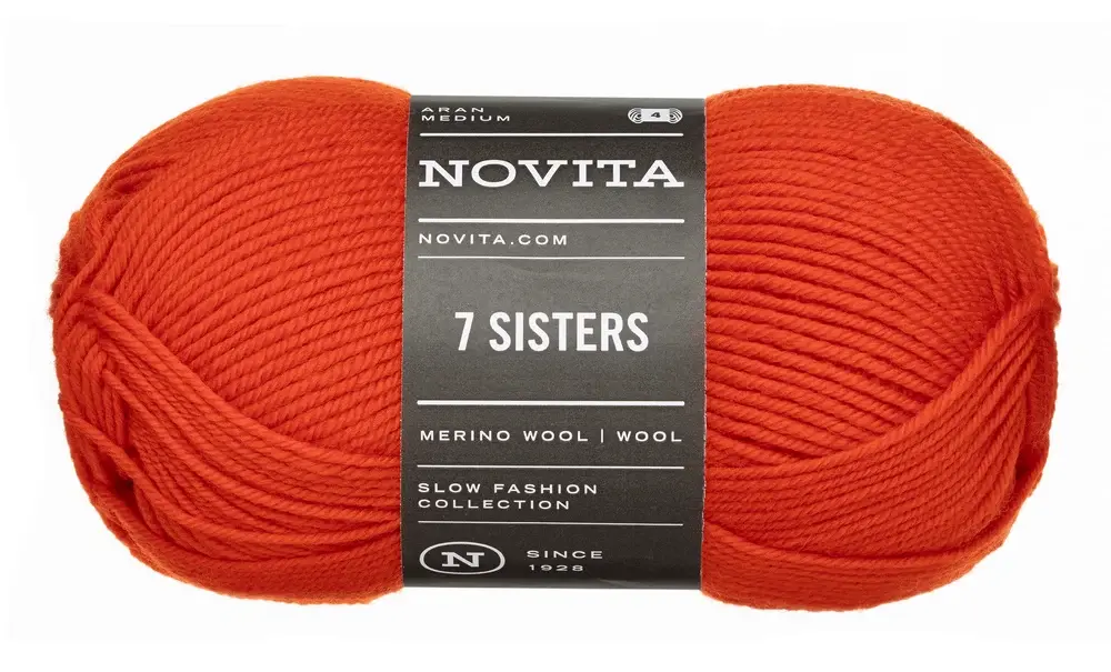Novita 7 Sisters 100g -5501 poppy