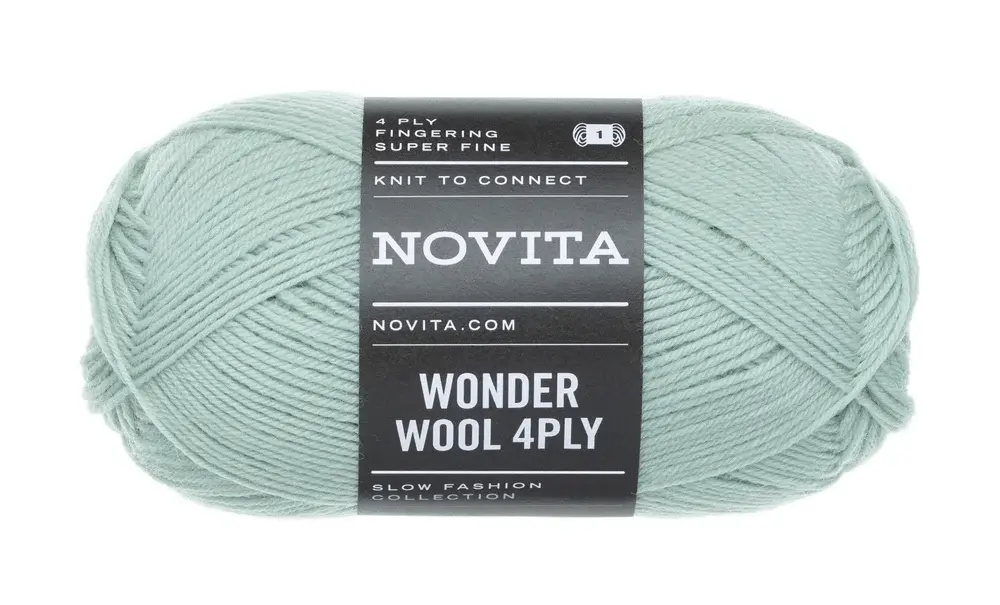 Novita Wonder Wool 4PLY 50g -305 cabbage white butterfly