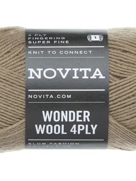 Novita Wonder Wool 4PLY 50g - 618 sandbank