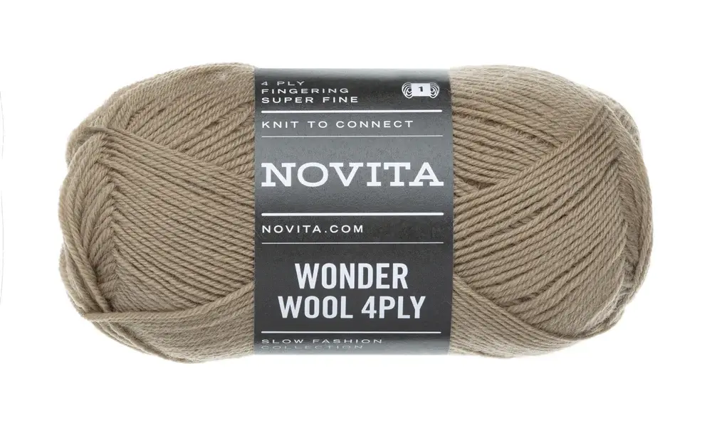 Novita Wonder Wool 4PLY 50g - 618 sandbank
