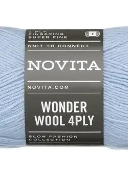 Novita Wonder Wool 4PLY 50g -1001 light forget me no