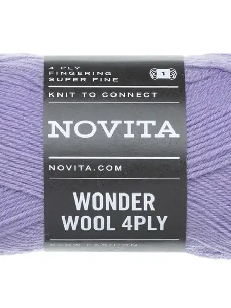 Novita Wonder Wool 4PLY 50g -730 blueberry milk