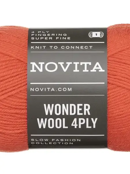 Novita Wonder Wool 4PLY 50g -535 watermelon