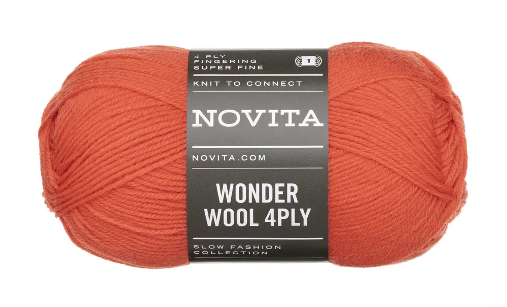 Novita Wonder Wool 4PLY 50g -535 watermelon
