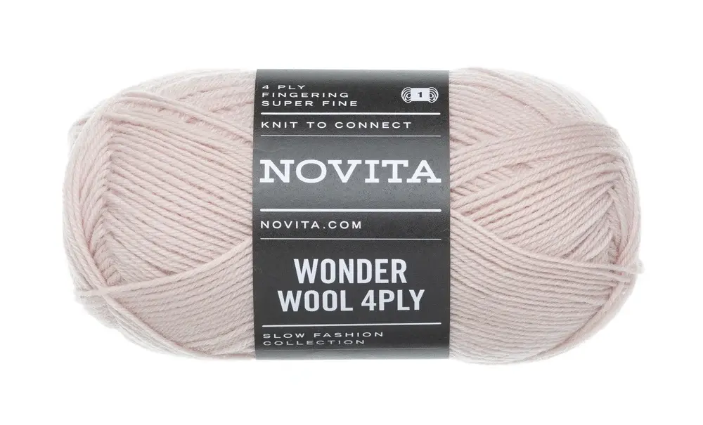Novita Wonder Wool 4PLY 50g -509 ballerina