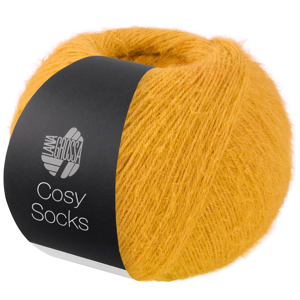 Lana Grossa Cosy Socks -11 geeloranje