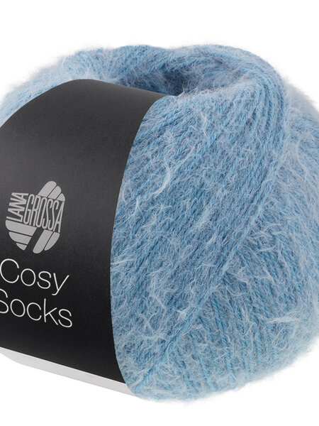 Lana Grossa Cosy Socks -14 duifblauw