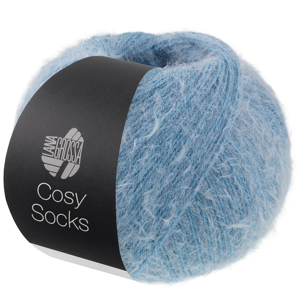 Lana Grossa Cosy Socks -14 duifblauw