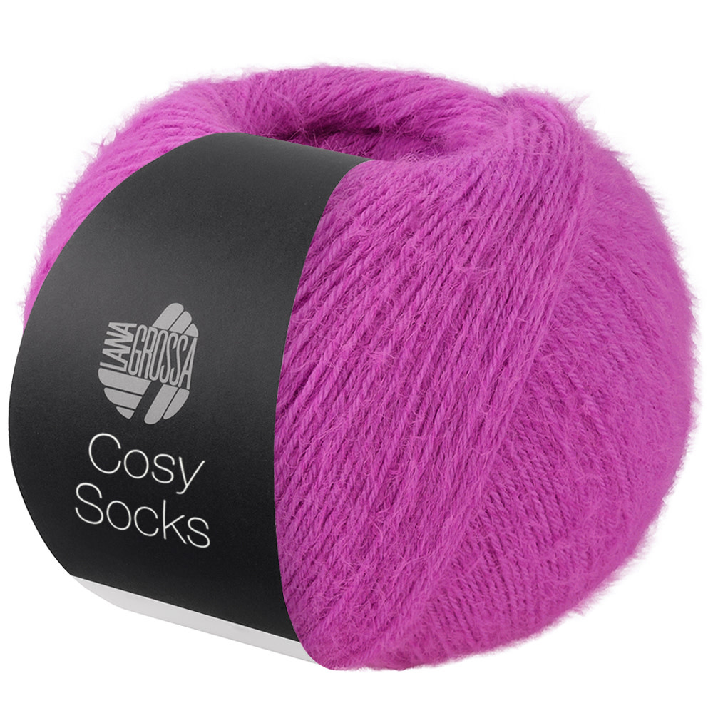 Lana Grossa Cosy Socks -16 foksia