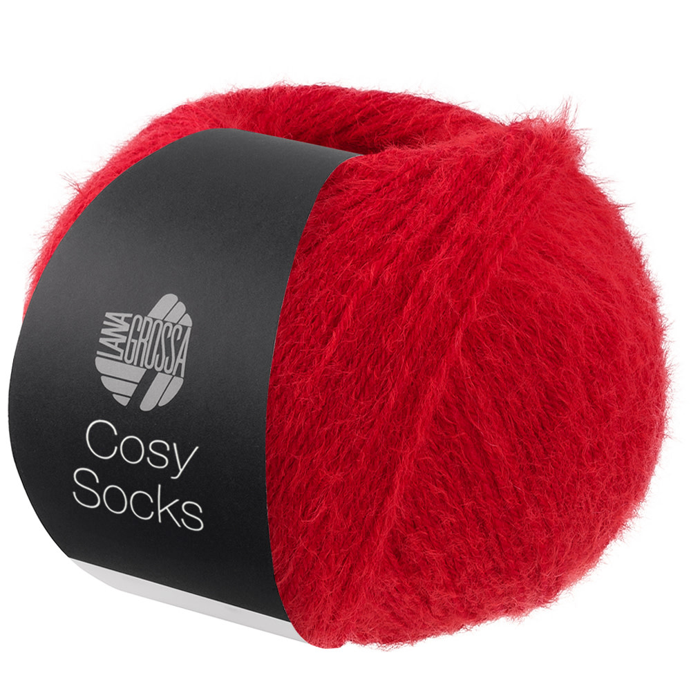 Lana Grossa Cosy Socks -17 rood