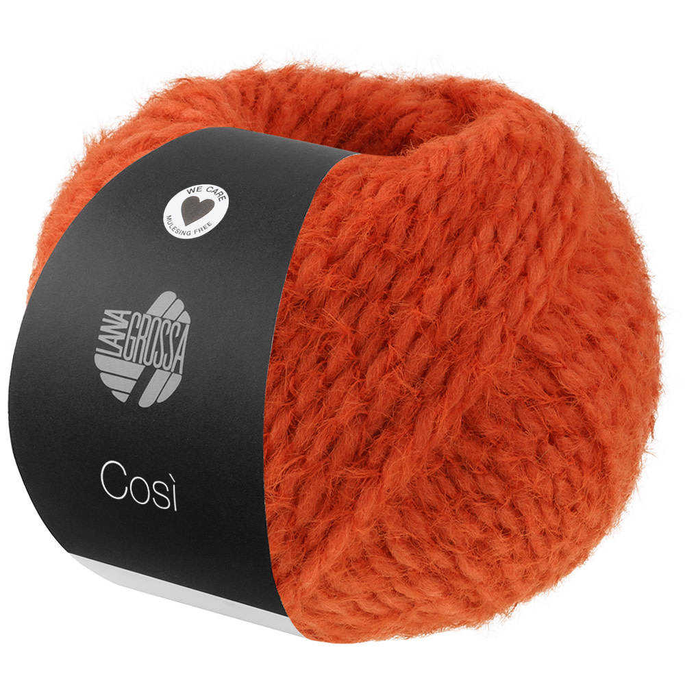 Lana Grossa Cosi -16 donkeroranje
