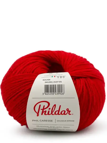 Phildar Phil Caresse -rouge