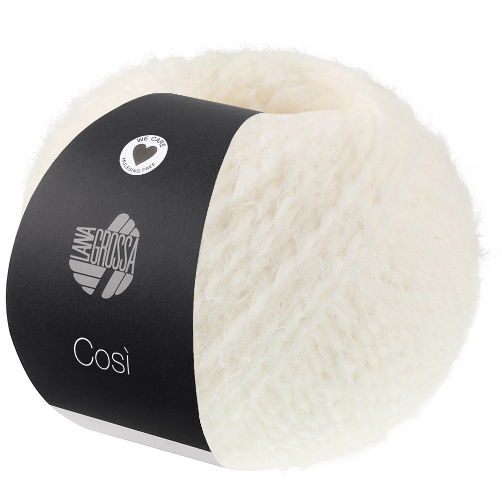 Lana Grossa Cosi -01 wit