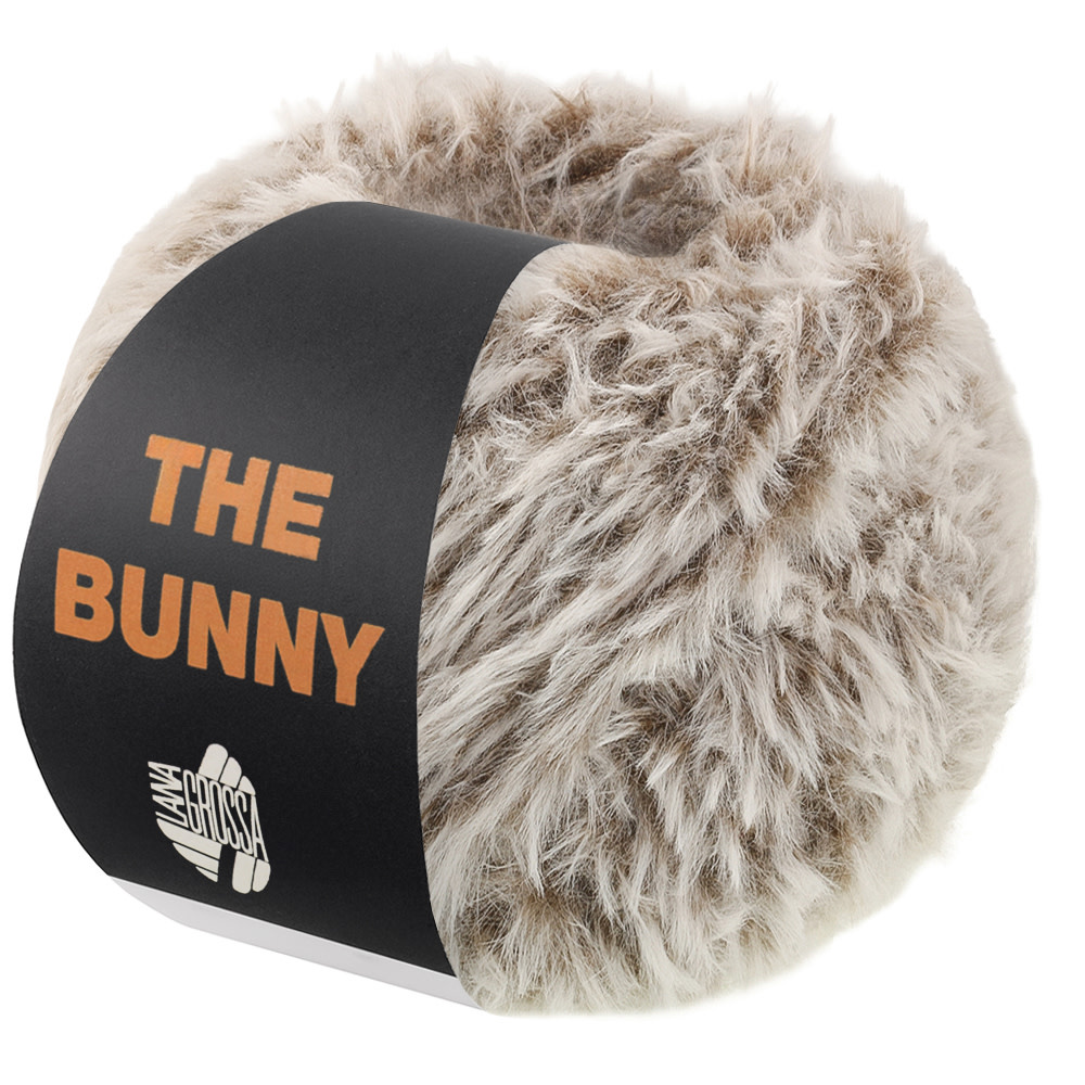 Lana Grossa The Bunny -10 ruwwit/donkerbruin